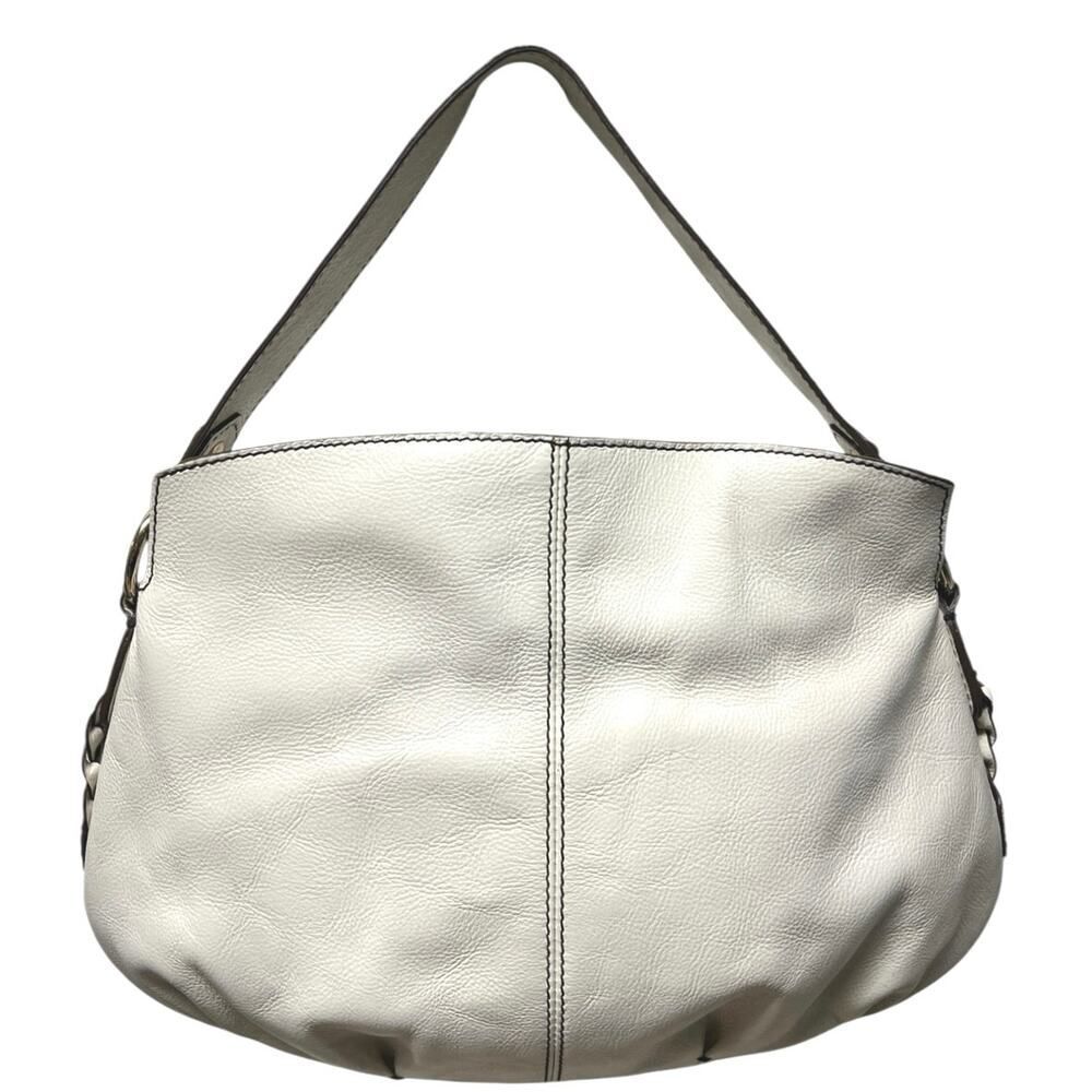 Banana Republic White Leather Shoulder Bag